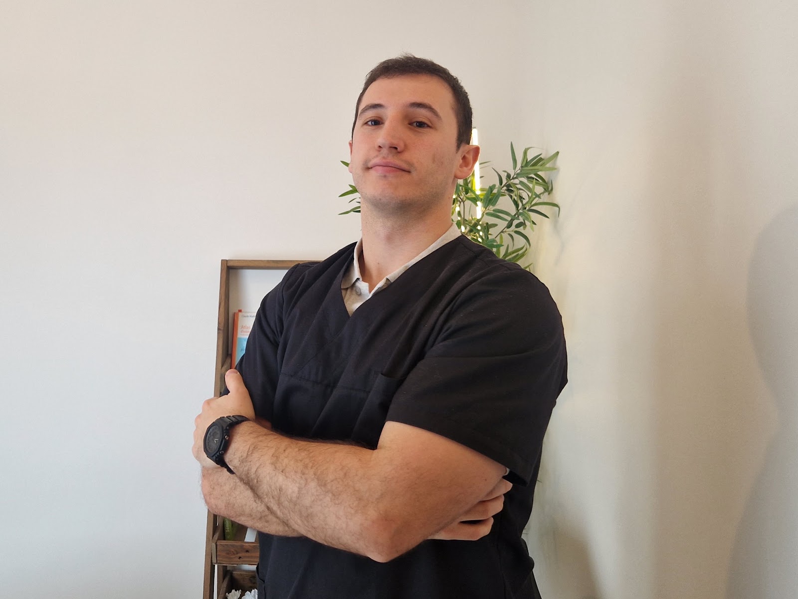 ostéopathe Sylvain Gentes blouse d'ostéopathe thérapeute