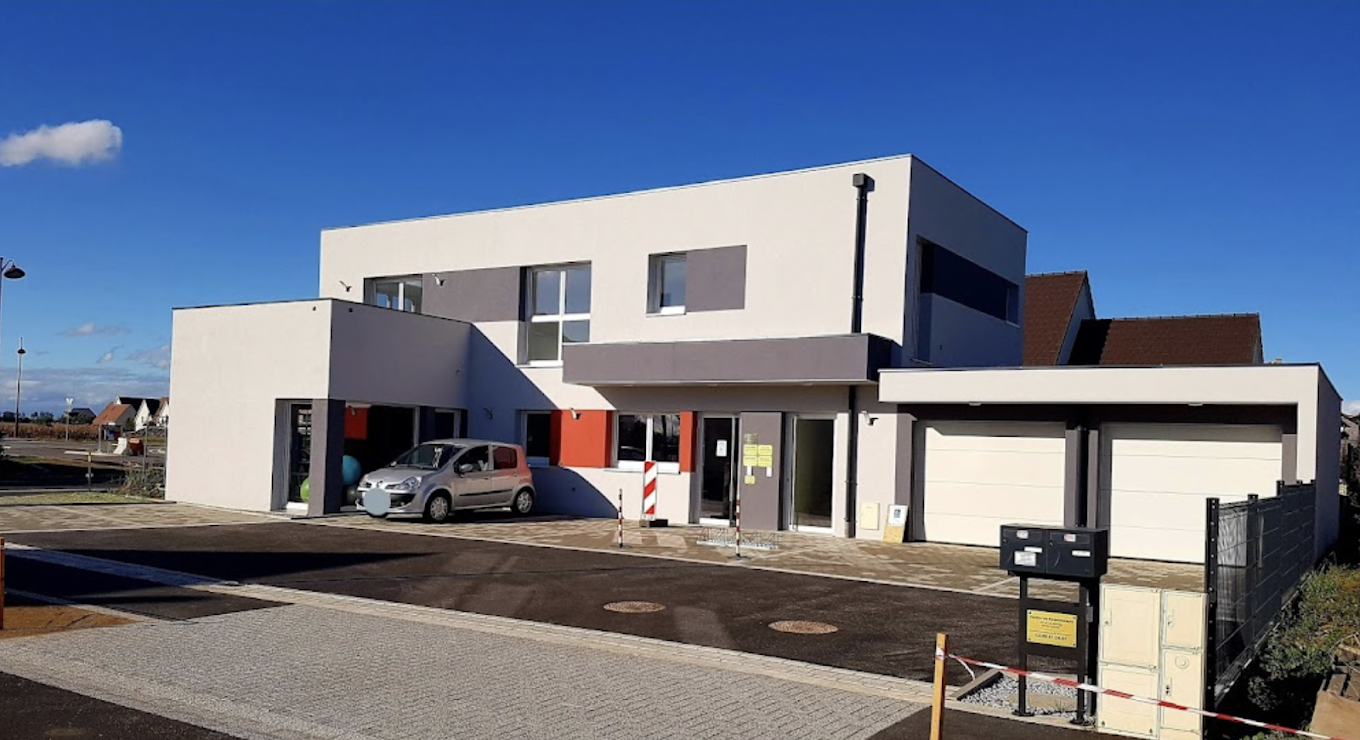 Vu du cabinet d'ostéopathie de l'extérieur